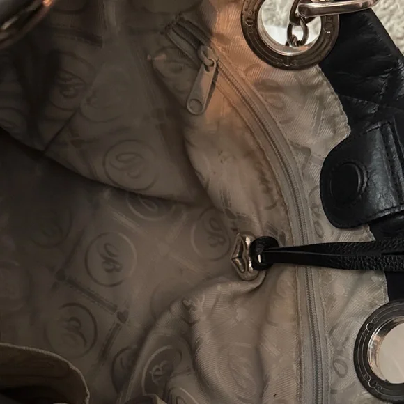 Brighton Black Embellished Women's Bag with Dust Bag - Picture 7 of 8